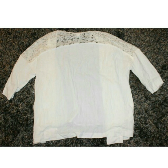 H&M Lace Kimono Cardigan L White - Picture 3 of 6